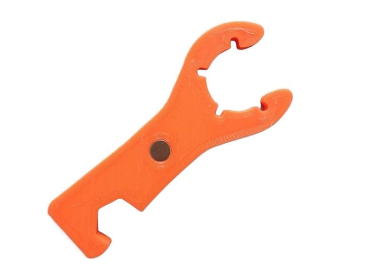 Campline 2 in 1 gasflaschenschlüssel mit Magnet