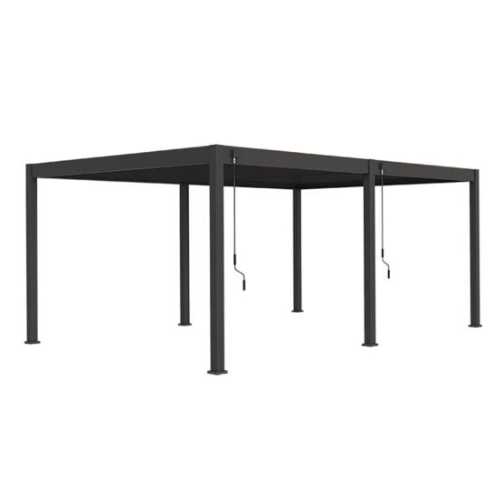 Horizon pergola - 400 x 600 cm - anthrazit