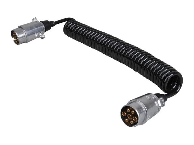 Proplus 7-polig Spiralkabel - Max. 4,5 Meter