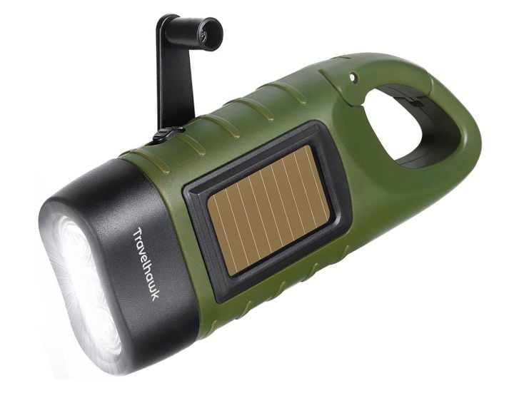 Travelhawk Aufziehbare Taschenlampe - Green