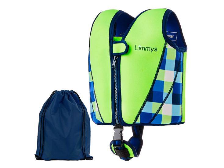 Limmys kinder schwimmweste - Neongrün