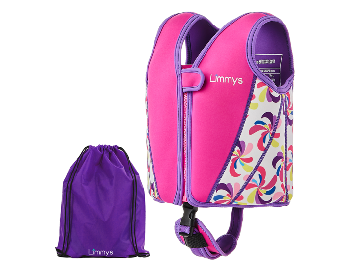 Limmys kinder schwimmweste - Rosa Windmühle