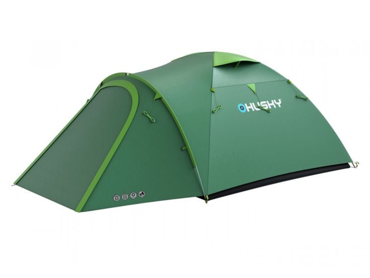Husky Bizon 4 Plus Kuppelzelt - Green