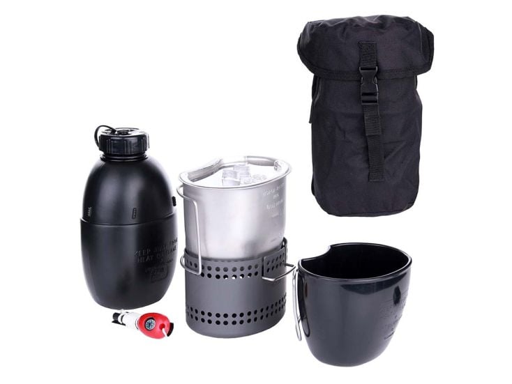 Bushcraft Dragon Kochsystem mit Wasserflasche