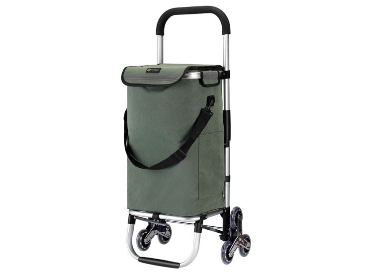 Packbarer 40-Liter-Einkaufswagen mit 6 Rädern - Green