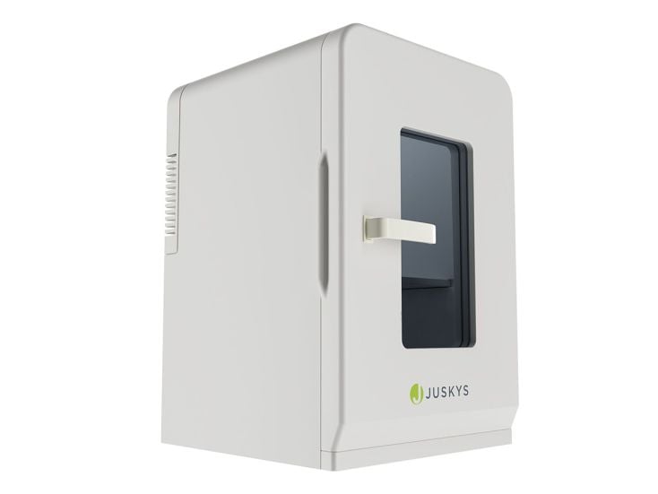 Juskys 15 Liter Mobiler Mini-Kühlschrank - White