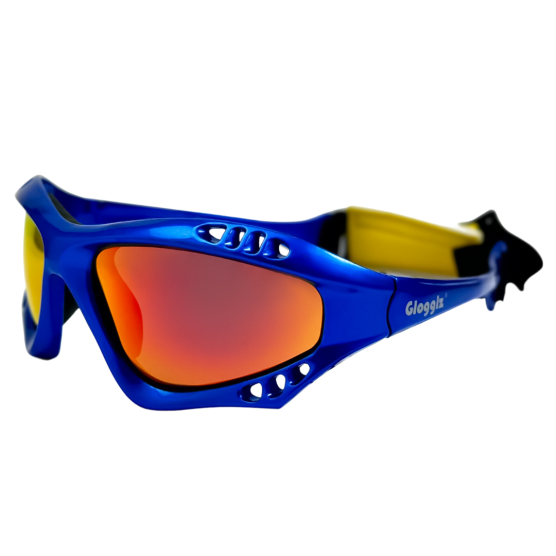 Glogglz Finz polarisierte Sonnenbrille - Blue