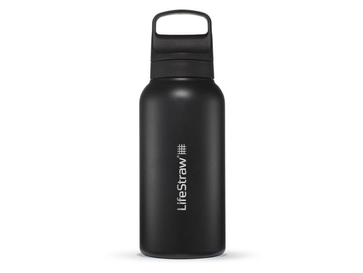 LifeStraw Go 2.0 1L isolierte Wasserfilterflasche - Black