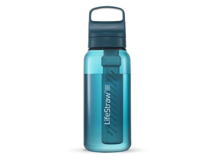 LifeStraw Go 2.0 1L Wasserfilterflasche - Aqua Blue