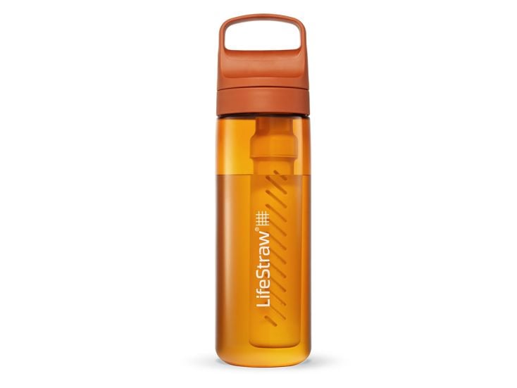 LifeStraw Go 2.0 650 ml Wasserfilterflasche - Orange