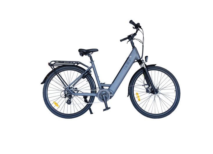 Lacros Drafter E-bike mit Mittelmotor - Matt Grau