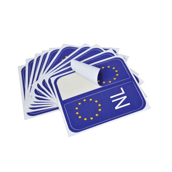 Carpoint Nummernschildaufkleber Europa/Niederlande