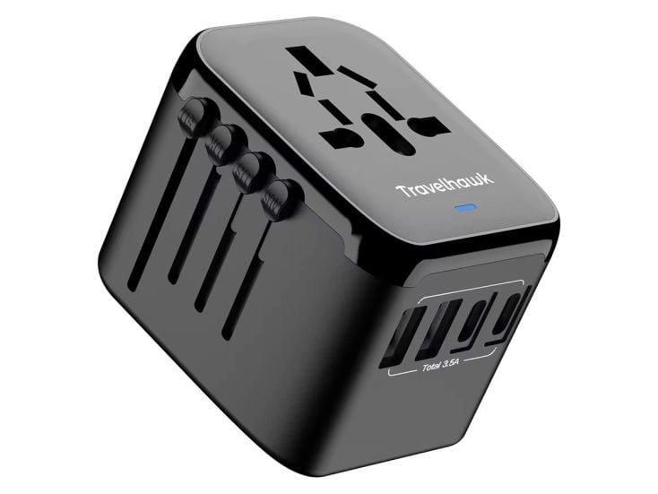 Travelhawk 4x USB Universal Weltreiseadapter