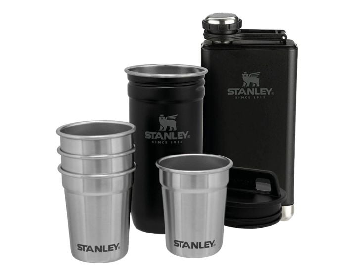 Stanley 55ml Schnapsglas mit 230ml Flakon - black