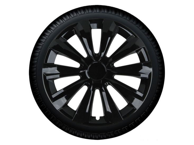 TCP Delta Black Eco 15 Zoll Radkappen - 4er-Set