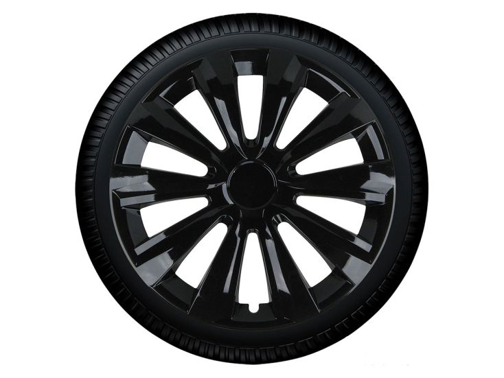 TCP Delta Black Eco 13 Zoll Radkappen - 4er-Set