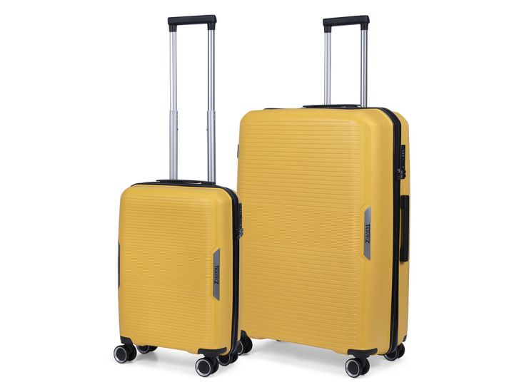 TravelZ Swinger 2-teilige Kofferset - Yellow