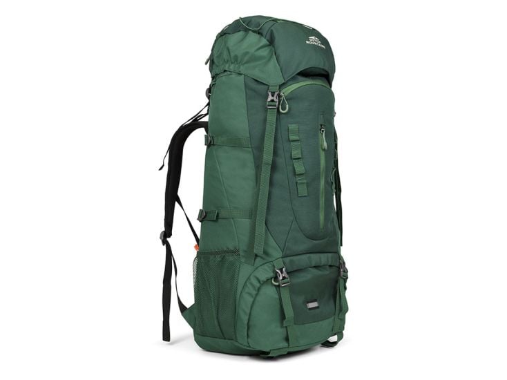 Dutch Mountains 65-75 liter backpack mit Regenschutz - Green