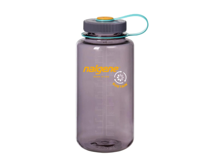 Nalgene Sustain Wide-Mouth 1 Liter Trinkflasche - Aubergine