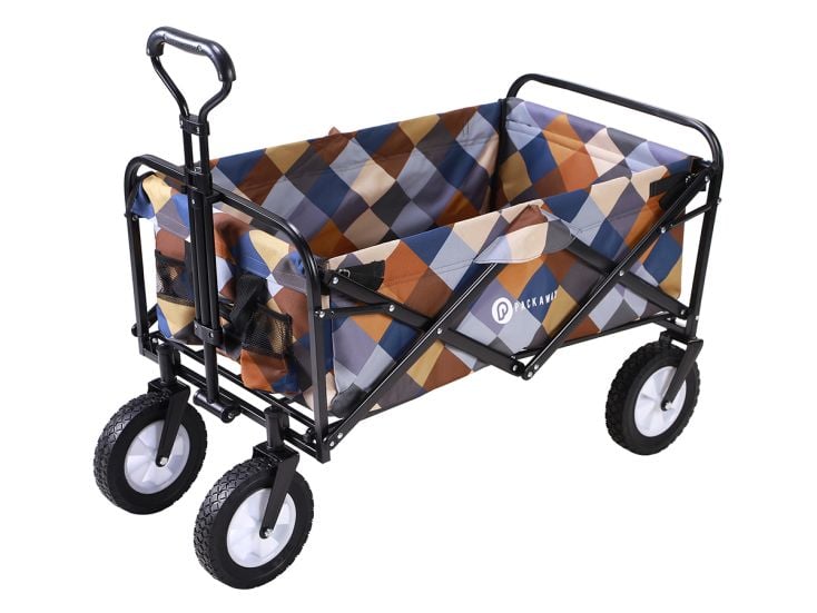 Packaway Faltbarer Polyester-Wagen - Blocks Muster