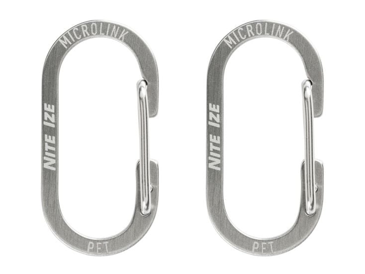Nite Ize MicroLink Pet Tag Karabijnhaak 2-Pack