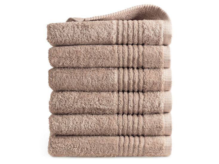 PHLOX Supreme 50 x 100 cm set van 6 handtuch - beige