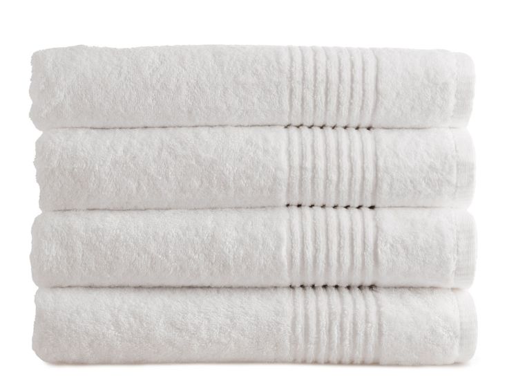 PHLOX Supreme 70 x 140 cm 4er-Set Handtüchern - Weiß