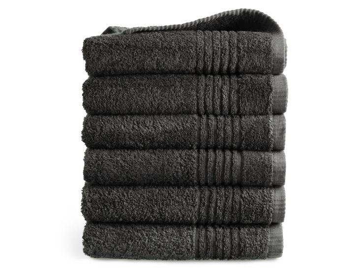 PHLOX Supreme 50 x 100 cm set van 6 handtuch - Antrazit