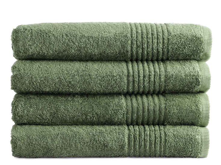 PHLOX Supreme 70 x 140 cm 4er-Set Handtüchern - Grün