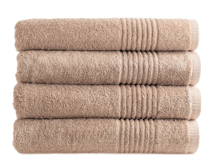 PHLOX Supreme 70 x 140 cm 4er-Set Handtüchern - Beige
