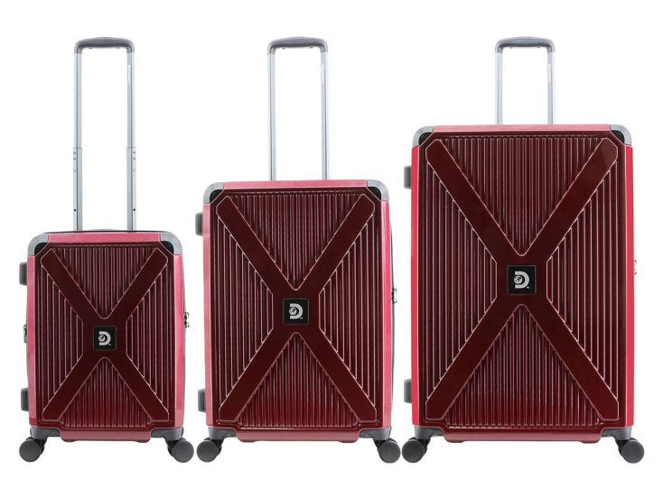 Discovery Crossroad 55/66/76.5 cm Reisekoffer - Red