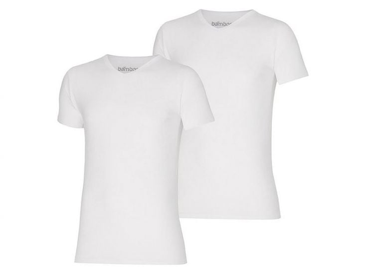 Apollo Bamboo Basic O-Neck White Herren T-shirt