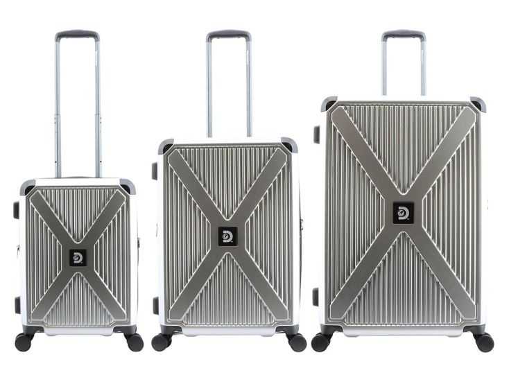 Discovery Crossroad 55/66/76.5 cm Reisekoffer - Silver