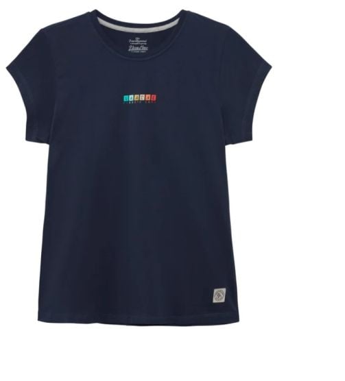 Van One Retro Stripes Navy Damen T-shirt
