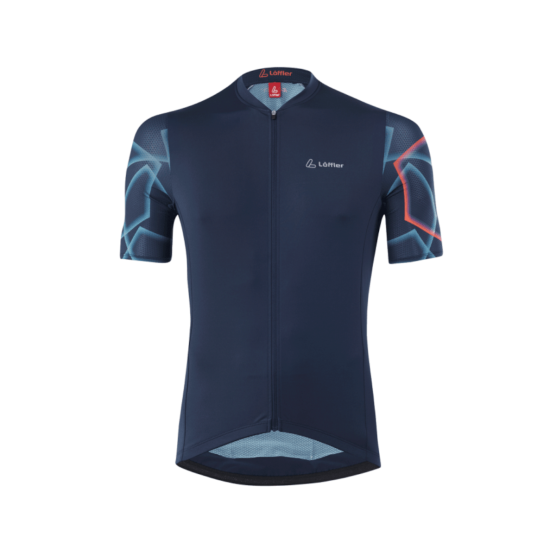 Loeffler Penta Vent blaues Herren-Radsportshirt