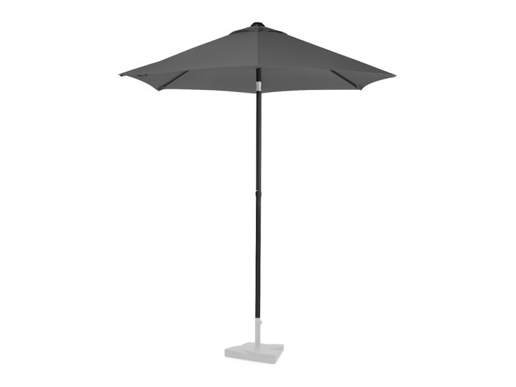VONROC Torbole Ø 200 cm Premium Sonnenschirm - Grey