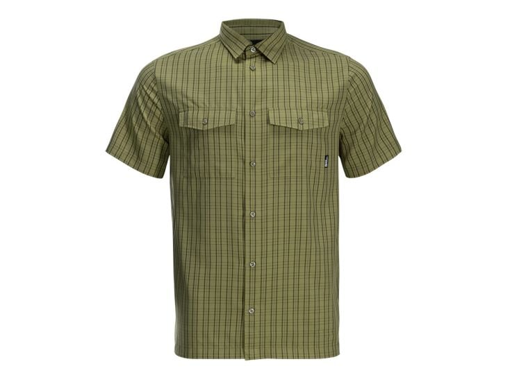 Jack Wolfskin Thompson Bay Leaf Check Herren T-Shirt