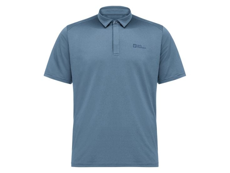 Jack Wolfskin Delgami Elemental Blue Herren Poloshirt