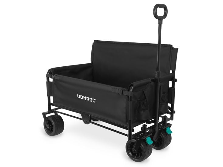 Vonroc 120 kg Schubkarre mit Sitzfunktion