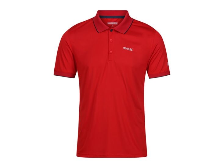 Regatta Remex II Danger Red Solid herren polo