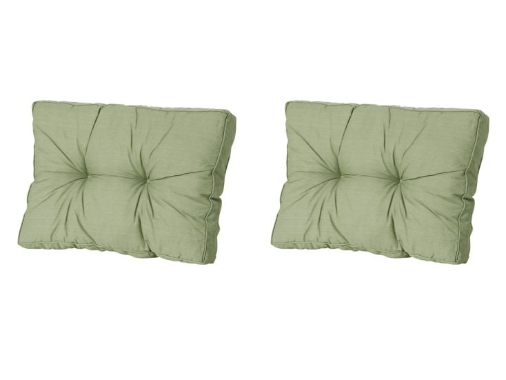 Madison Basic grün Rückenkissen - 2er Set