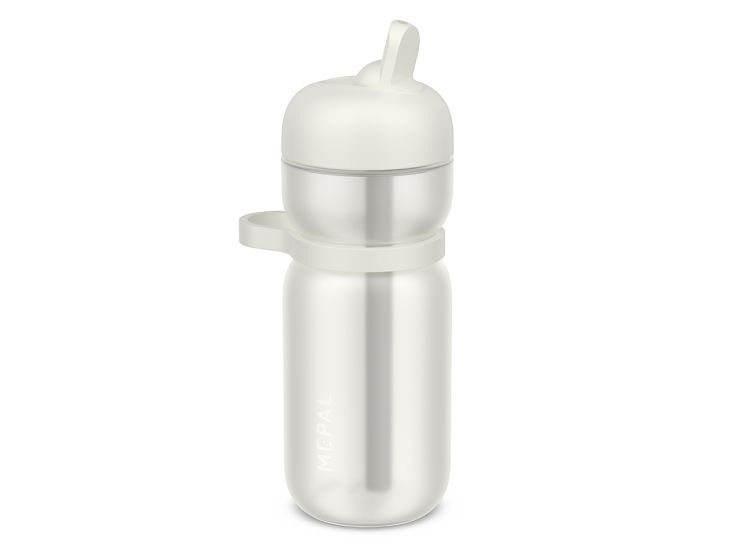 Mepal Sport Flip 600 ml Trinkflasche - Ceramic white