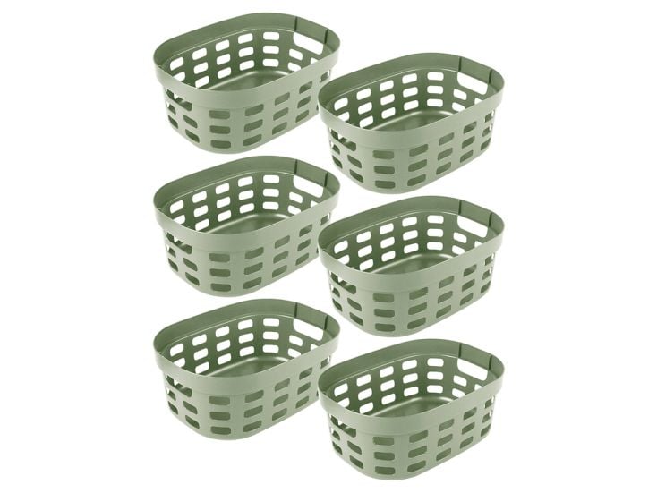 Sunware Sigma home 15 Liter Green Korb - Set von 6