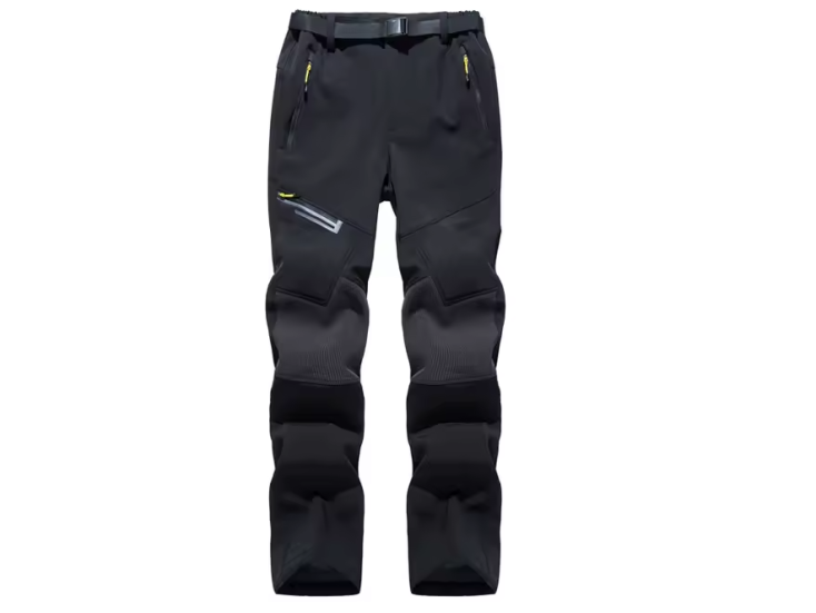 Hikr Wasserdichte Herren-Fleecehose - Black