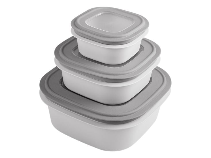 Sunware Sigma home 3er-Set Frischhaltedose - Grey