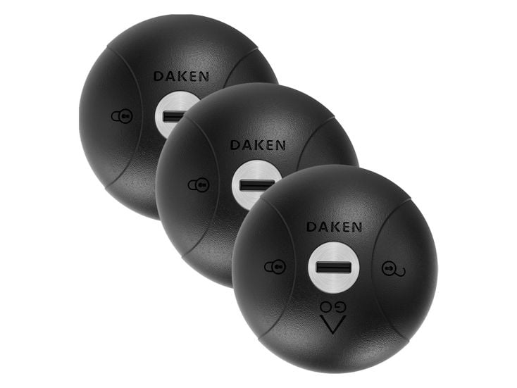 Daken Saturn GO 3-Pack Van-Schloss - Black
