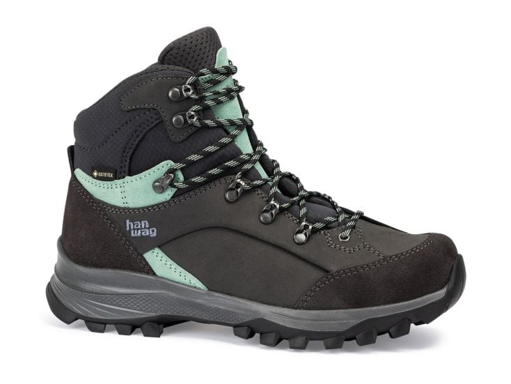 Hanwag Alta Bunion II GTX Asphalt/Mint damen wanderschuhe