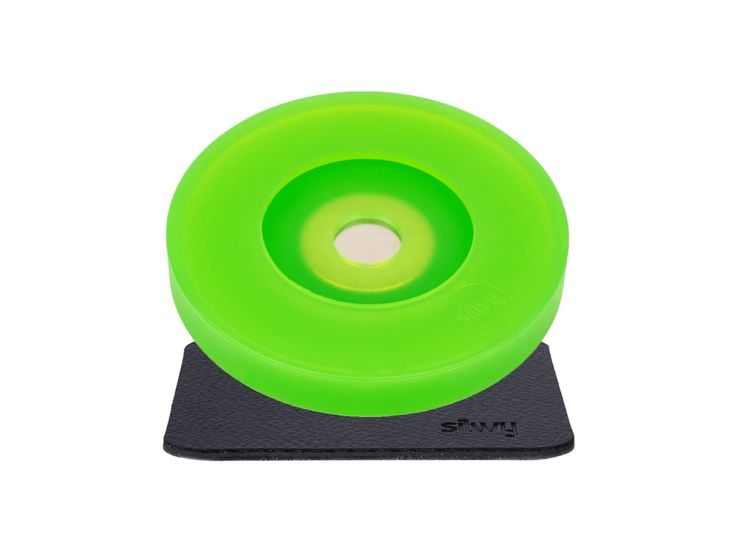 Silwy Stielgläser Magnet-Kondom mit Pad - Lime