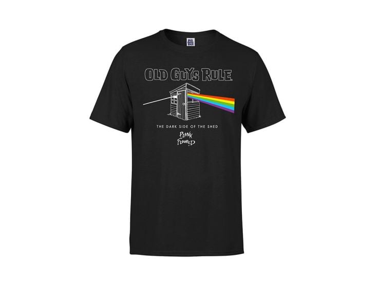 Old Guys Rule Dark Side Of The Shed Herren-T-Shirt - Schwarz