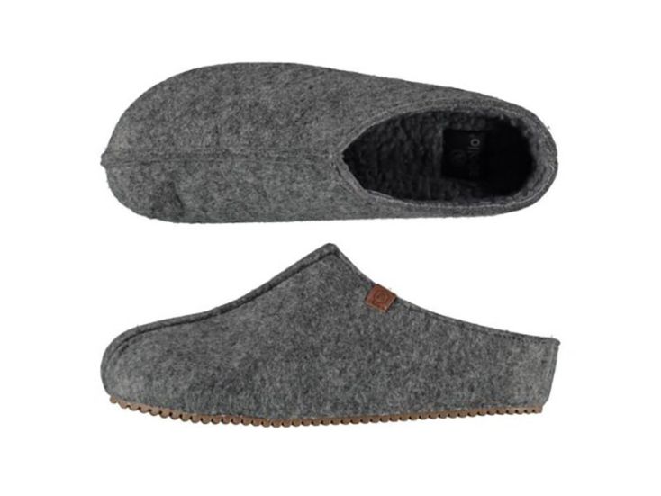 Apollo Herren Slip-On Hausschuhe - Grey
